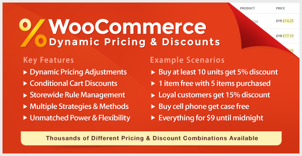 WooCommerce Dynamic Pricing  Discounts